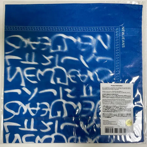 [BUNJANG] NewJeans x Hiroshi Fujiwara Collete Bandana (Sealed) / 미개봉) 뉴진스 후지와라 히로시 꼴레 반다나