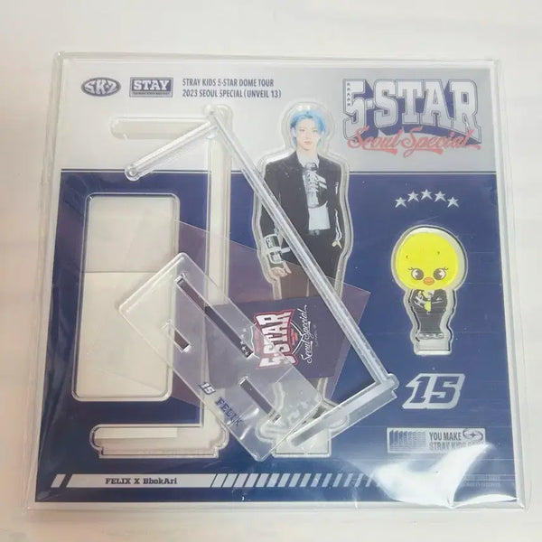 [BUNJANG] Stray Kids 5-STAR Felix Seoul Special Acrylic Stand / 미개봉)스키즈 5-STAR 서울 스페셜 아크릴 스탠드 필릭스 5스타 용복