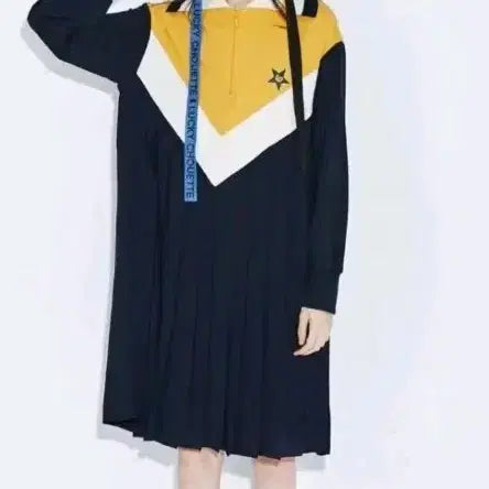 [BUNJANG] Lucky Chouette Pleated Dress / 럭키슈에뜨 플리츠 원피스