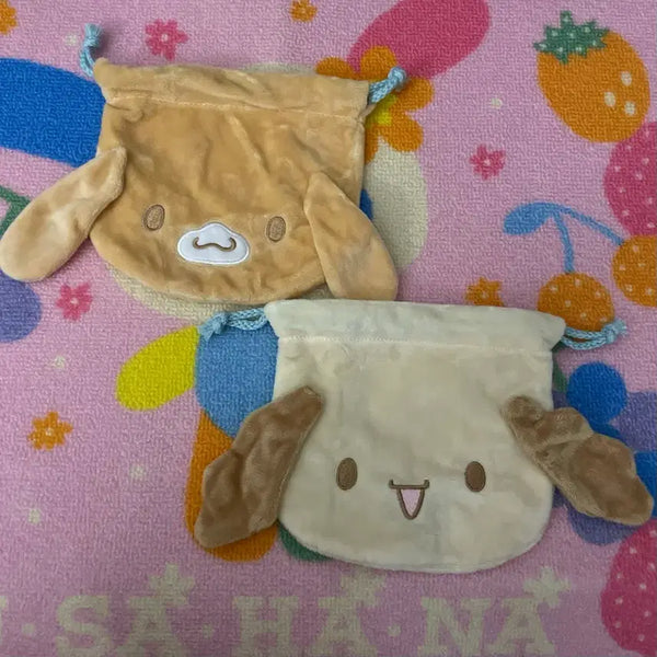[BUNJANG] Cinnamoroll Friends Cappuccino Chiffon Pouch Gacha Bundle / [새상품] 시나모롤프렌즈 카푸치노 쉬폰 파우치 가챠 일괄