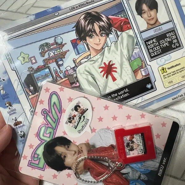[BUNJANG] Riku Photobook, Game Pack Keyring Bundle Set / 로그인 리쿠 포토북, 게임팩 키링 일괄판매