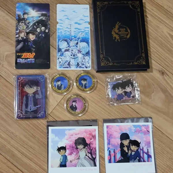 [BUNJANG] Detective Conan Bundle Set: The Iron-Blooded Fourth Bullet Merchandise / 10개일괄)코난 흑철의어영 엽서 코난극장판특전 코난스티 코난엽서 코난글리터 코난동전주화 코난아크릴 하이바라 코난스티 코난특전