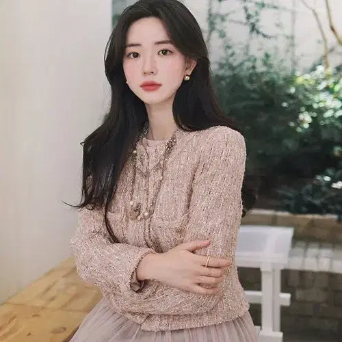 [BUNJANG] Milk Cocoa Mabell Tweed Jacket / 밀크코코아 1553 마 벨 트위드 자켓