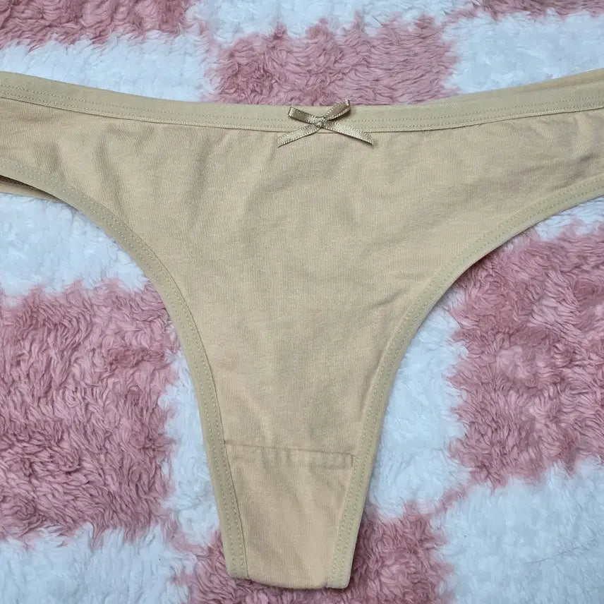 [BUNJANG] Vintage Solid Low-Waist Thong Panty - Used / 빈티지 단색 로우웨이스트 탱가 T팬티 - 중고a