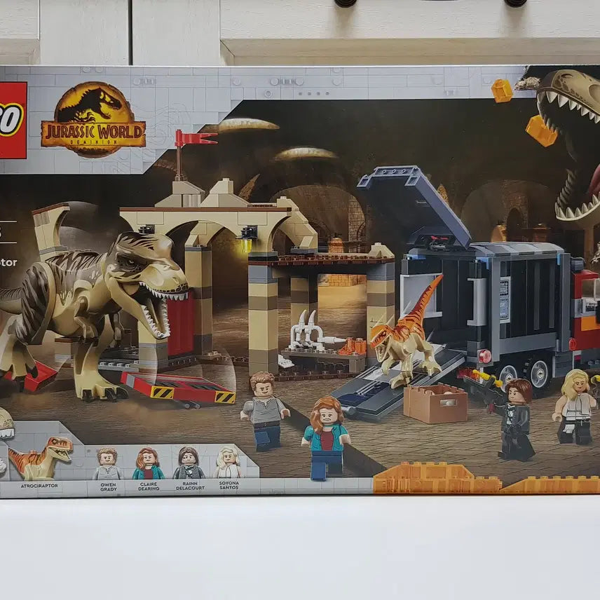 [BUNJANG] LEGO Jurassic World 76948 Tyrannosaurus Rex & Atrociraptor Dinosaur Escape / 레고 76948 쥬라기 월드 티라노사우르스와 아트로시랩터 공룡의 탈출