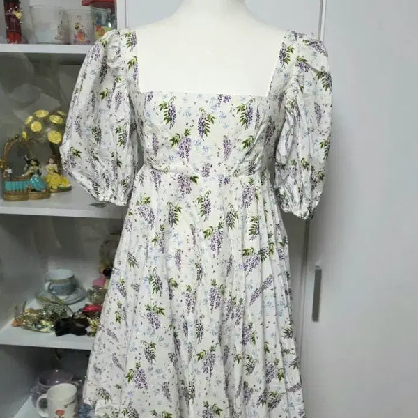 [BUNJANG] Sau Lee Babydoll High-Waist Dress / Sau Lee 베이비돌 하이웨스트 원피스