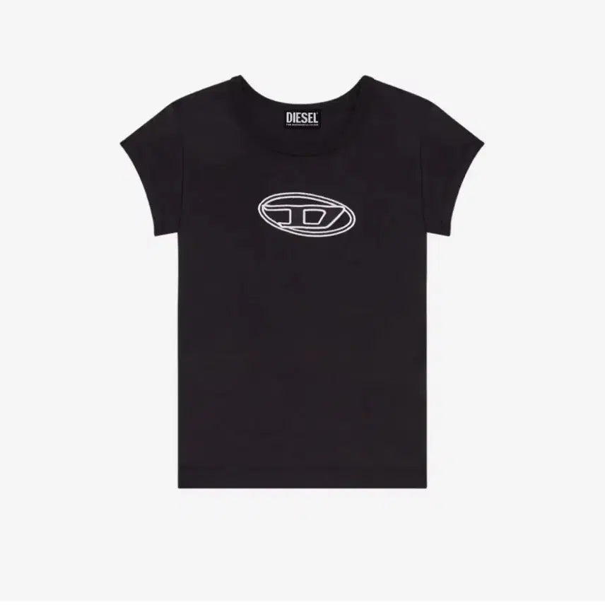 [BUNJANG] Diesel T-Anzi Picaboo Logo T-Shirt Black / 디젤 T-안지 피카부 로고 티셔츠 블랙