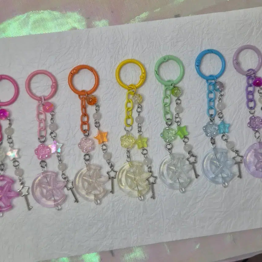 [BUNJANG] Click Key Beaded Keychain / 달깍열쇠키링 비즈키링