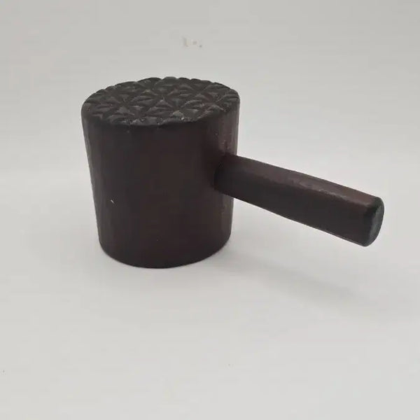 [BUNJANG] Traditional Korean Rice Cake Mold (Tteoksal) - Antique Double-Sided Handle / 민속품 양면 손잡이 떡살 골통품