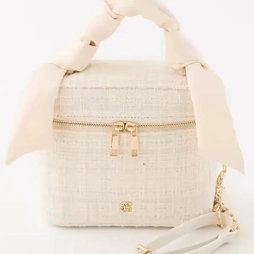 [BUNJANG] Nice Club Vanity Bag Tweed 2-Way Shoulder Bag / 나이스클럽 바니티백 트위드 2way 숄더백 스나계 양산형 grl
