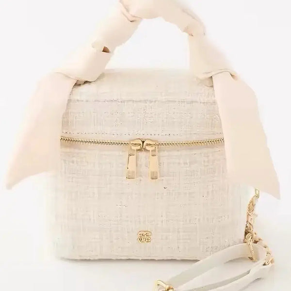 [BUNJANG] Nice Club Vanity Bag Tweed 2-Way Shoulder Bag / 나이스클럽 바니티백 트위드 2way 숄더백 스나계 양산형 grl