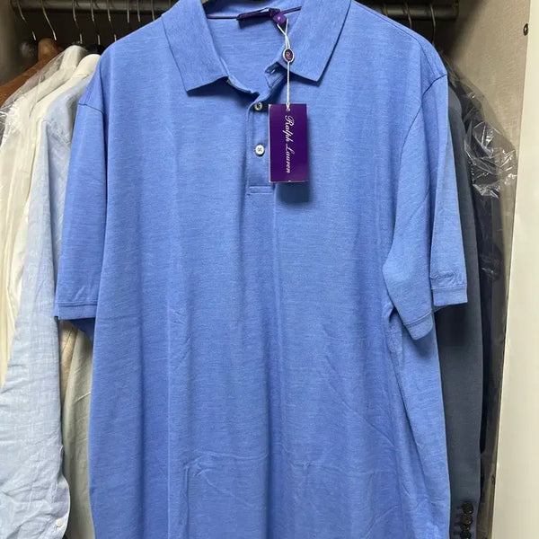 [BUNJANG] Ralph Lauren Purple Label Pima Cotton Polo Shirt XL / 랄프로렌 퍼플라벨 반팔 PK카라티셔츠 새제품 XL