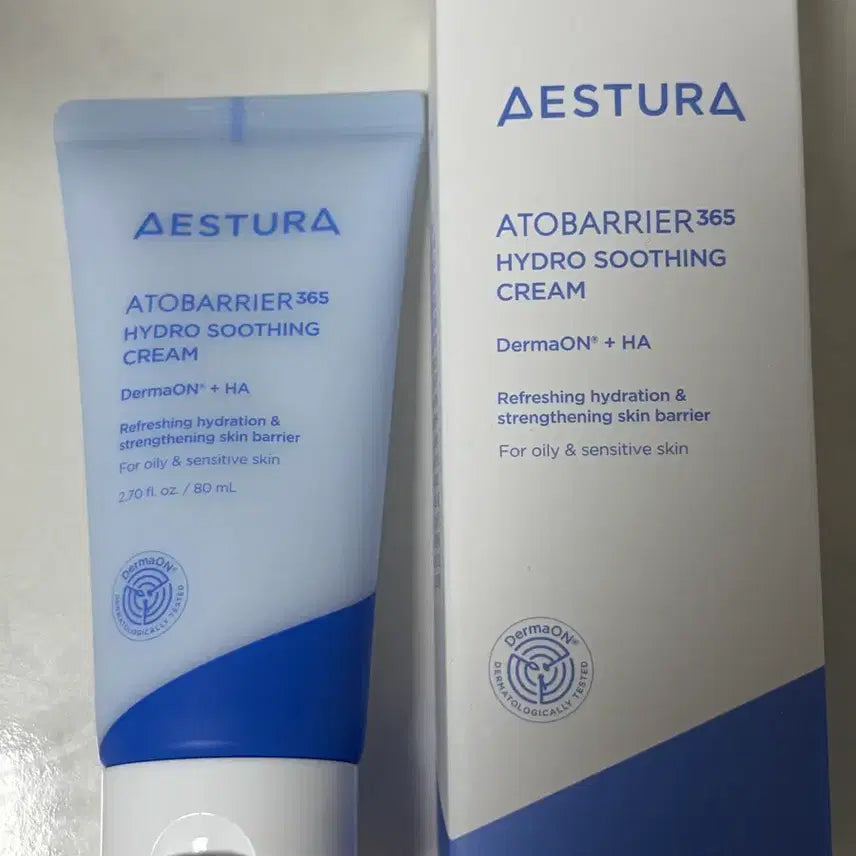 [BUNJANG] AESTURA Atobarrier365 Hydro Soothing Cream 80ml / 신상 에스트라 아토베리어365 하이드로 수딩 크림 80ml