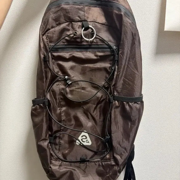 [BUNJANG] Hyisan Ultra-Light Compact Pocket Bag V2 Brown / 하이산 초경량 컴팩트 포켓백 V2 브라운