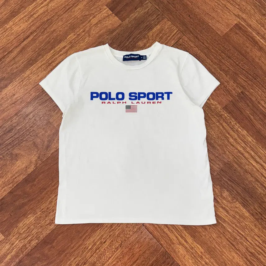 [BUNJANG] Polo Ralph Lauren Polo Sport Big Logo Short Sleeve T-Shirt Women's M / 여성용 M 폴로 랄프로렌 폴로스포츠 빅로고 반팔 티셔츠