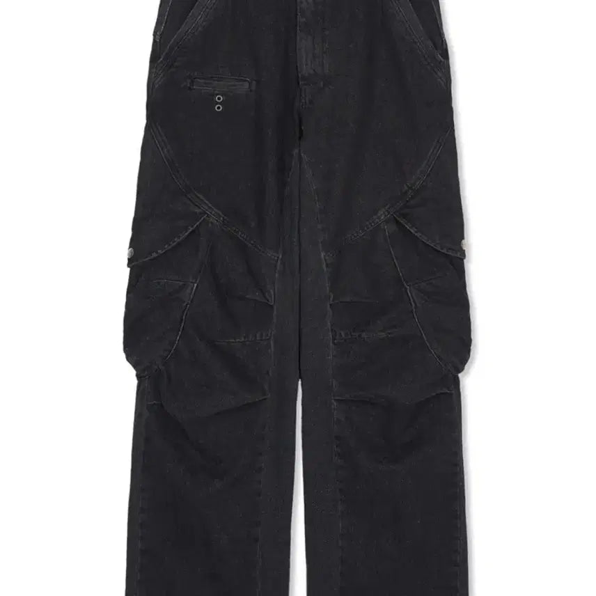 [BUNJANG] Ignor Ta Core11 Washed Cargo Pants Black Denim / L) 이그노타 코어11 워시드 카고 팬츠 블랙 데님