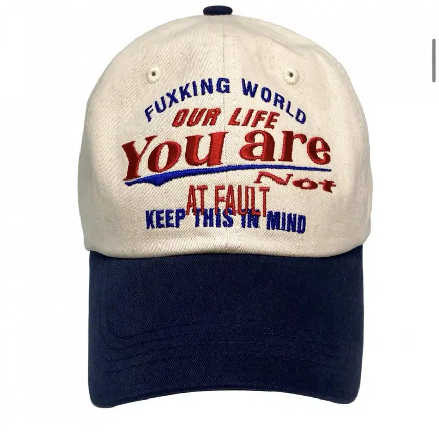 [BUNJANG] Dafai Club Robus Ball Cap White Navy / [S급]다파이클럽로버스 흰네이비 볼캡