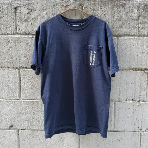 [BUNJANG] Chrome Hearts 90s Intellectual Gallery Pocket Tee Navy / 90s 크롬하츠 Intellectual Gallery 포켓티