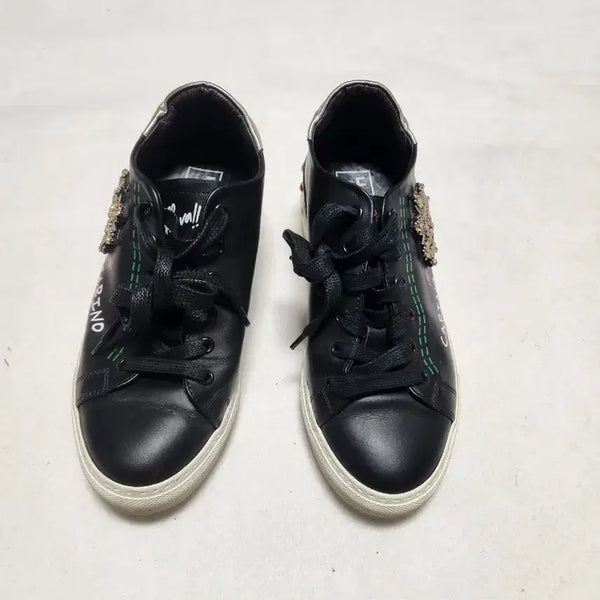 [BUNJANG] AF Made in Italy Black Sneakers Size 37.5 / AF Made in Italy 블랙 스니커즈37.5