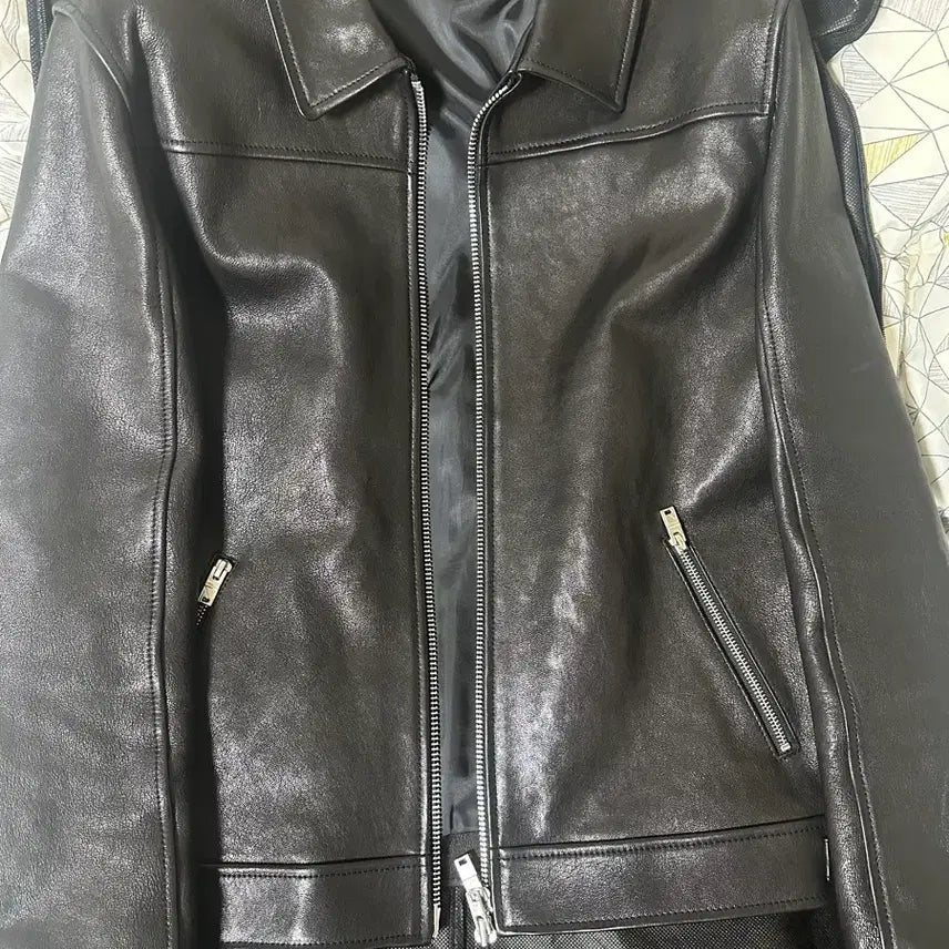 [BUNJANG] Noir Larmes Single Leather Jacket / 느와르라르메스 싱글 자켓