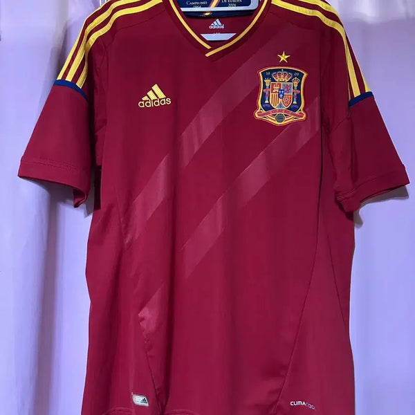 [BUNJANG] Adidas Spain National Team 11-12 Short Sleeve Football Jersey / 아디다스 스페인 축구 유니폼 아디다스 11-12 스페인 반팔 국대 아디다스반팔