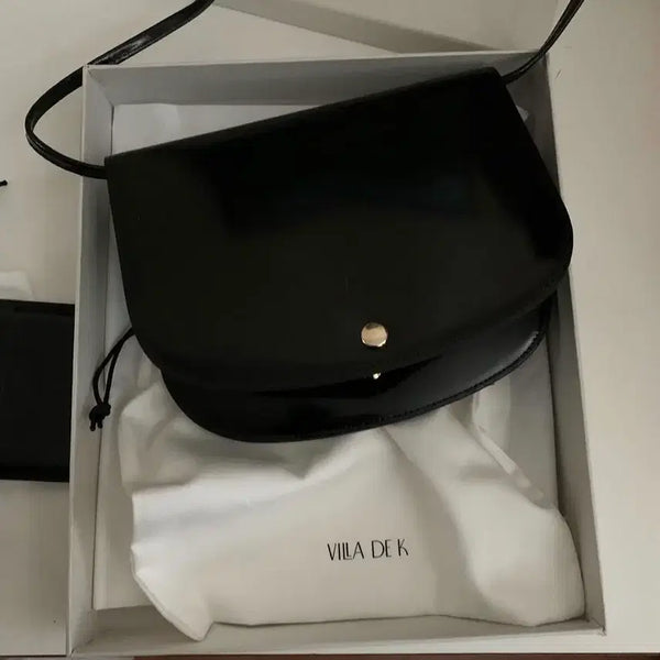 [BUNJANG] Villad K Flap Bag Glossy / 빌라드케이 플랩백