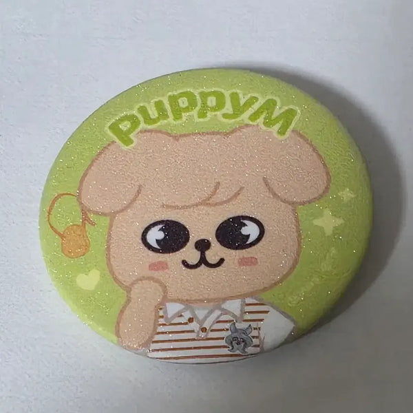 [BUNJANG] Stray Kids SKZOO Glitter Can Badge / 스트레이키즈 스키주 글리터 캔뱃지