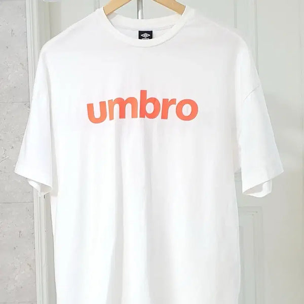 [BUNJANG] Umbro Round Short Sleeve T-Shirt White / 엄브로 라운드 반팔티 화이트 95