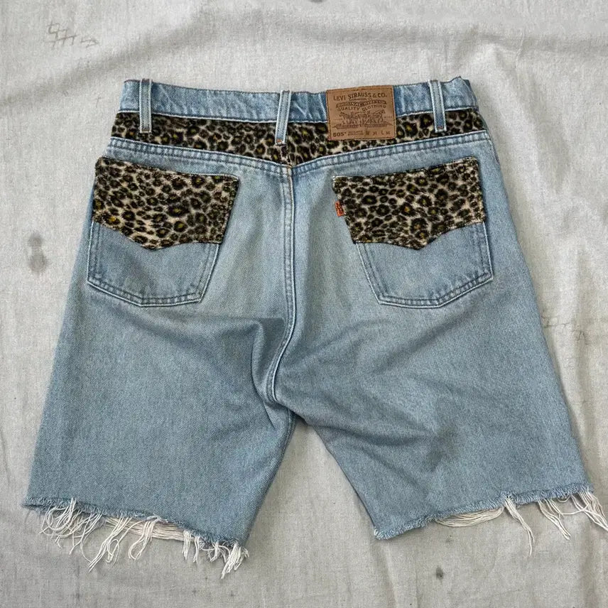 [BUNJANG] Levi's 90s Orange Tab 505 Custom Denim Shorts / 리바이스 90s 오렌지탭 커스텀 반바지 505 34(30)