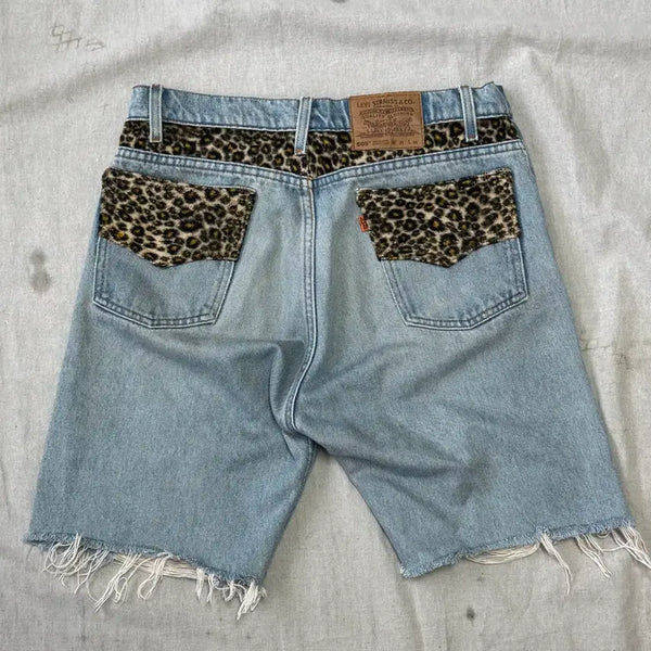 [BUNJANG] Levi's 90s Orange Tab 505 Custom Denim Shorts / 리바이스 90s 오렌지탭 커스텀 반바지 505 34(30)