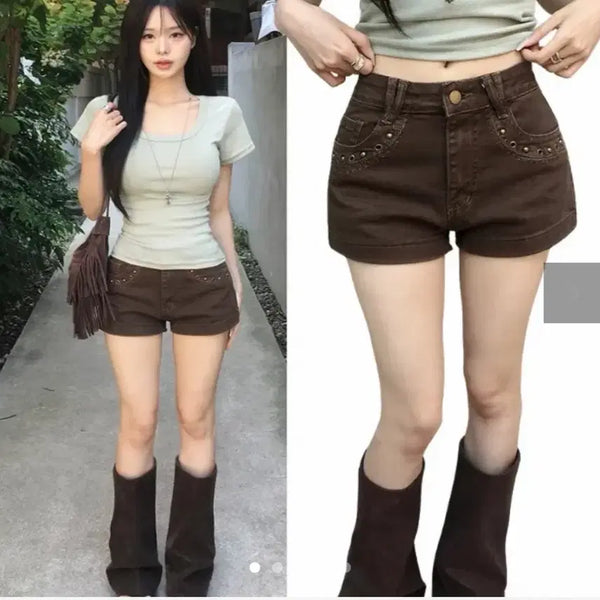 [BUNJANG] Avely Eyelet Shorts Grey M / 에이블리 아일렛 반바지 그레이 M 팝니다!