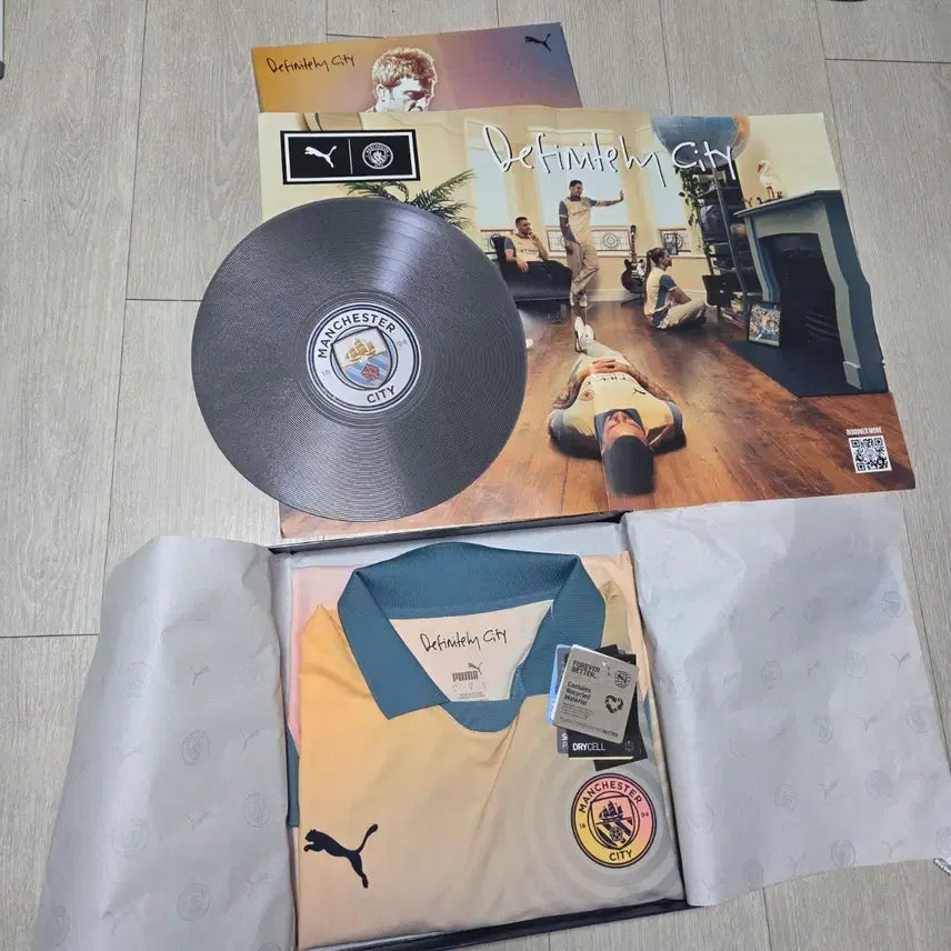 [BUNJANG] Manchester City 24-25 4th Oasis Authentic Box Set / 24-25 맨시티 4th 오아시스 어센틱 박스킷