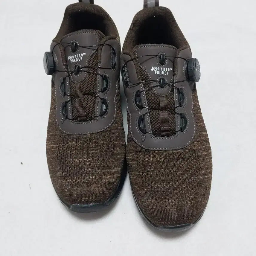 [BUNJANG] Arnold Palmer Brown Dial Knit Sneakers (270) / 아놀드파마 브라운 다이얼 니트운동화 270