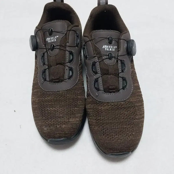 [BUNJANG] Arnold Palmer Brown Dial Knit Sneakers (270) / 아놀드파마 브라운 다이얼 니트운동화 270