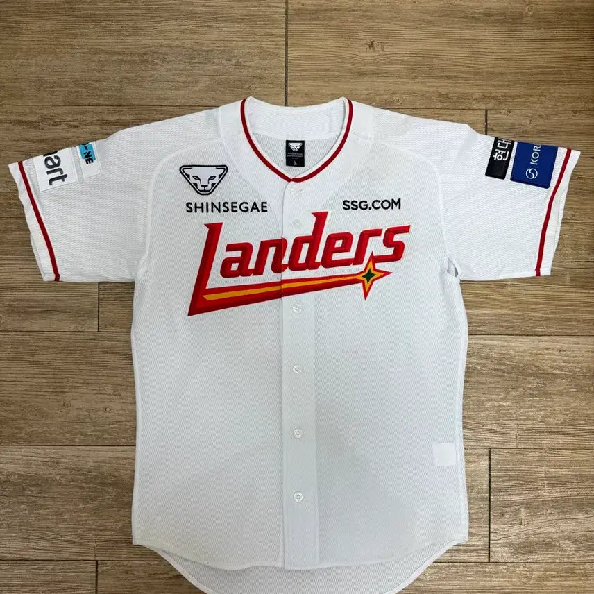 [BUNJANG] SSG Landers Choi Jeong Authentic Home Baseball Jersey / SSG랜더스 어센틱 홈 유니폼 최정 자수마킹 100 L
