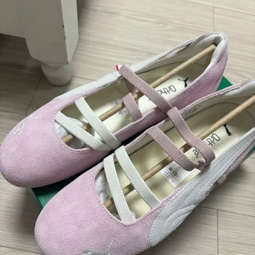 [BUNJANG] Puma Speedcat Ballet Pink Suede Flats / 푸마 스피드캣 발레 핑크250