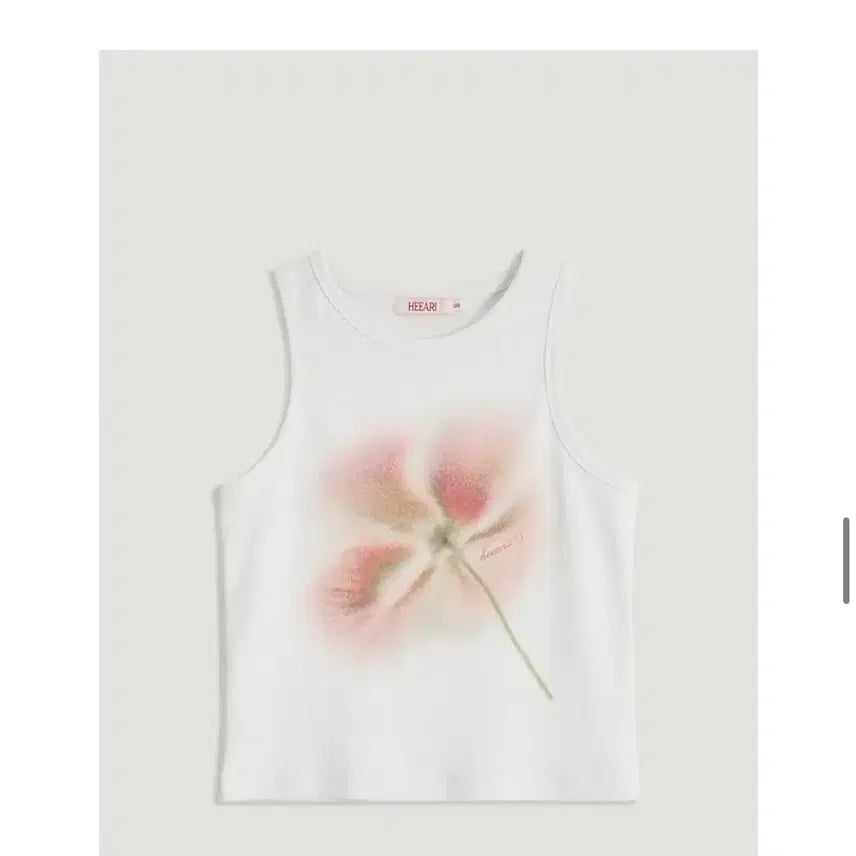 [BUNJANG] HEIRIE JUDY Flower Printing Sleeveless - Pink Flower / 히어리 주디 플라워 프린팅 슬리브리스_핑크플라워