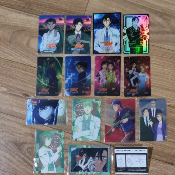 [BUNJANG] Detective Conan Bundle Set (14 Cards) - Lenticular, PET, Aurora / 14장일괄)코난카드 코난홀로그램 코난특전 코난오로라카드 코난렌티큘러 코난렌티 코난100만달러 코난할로윈의신부 헤이지카드 코난특전