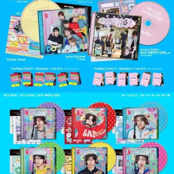 [BUNJANG] NCT WISH Japan Album Jewel Yoiyodon Yoiyodong Bommitgirl Wishdol Bundle Set / Nct wish 엔시티위시 일본 앨범 쥬얼 요이돈 요이동 보밋걸 위시돌