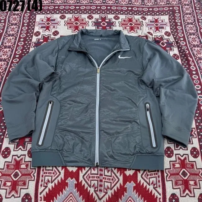 [BUNJANG] Nike Men's Lightweight Padded Jacket - Gray L / 나이키 남성 경량 패딩 자켓 그레이 L 0727