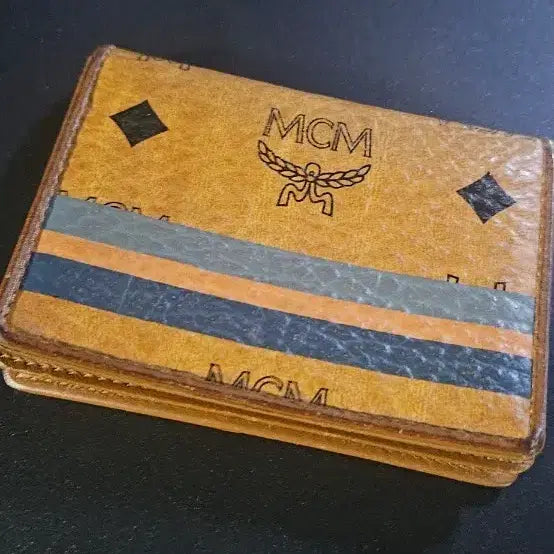 [BUNJANG] MCM Monogram Stripe Card Wallet / MCM 카드 반지갑