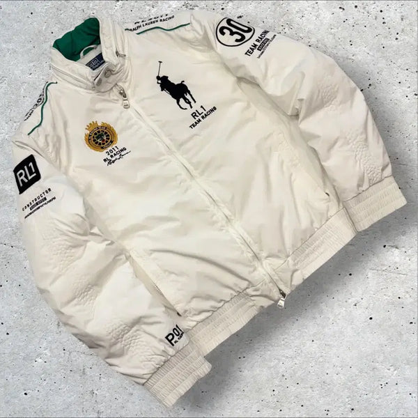 [BUNJANG] Polo Ralph Lauren Italian Racing Jumper Padding E690 / [L] 폴로 랄프로렌 이탈리아 레이싱 점퍼 패딩 E690