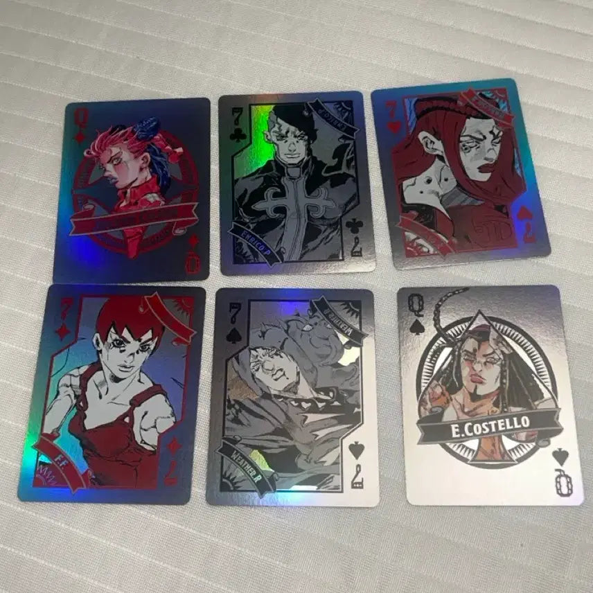 [BUNJANG] Jojo's Bizarre Adventure Part 6 Aurora Card Bundle Set / 일괄)죠죠6부 오로라 카드 죠린 F.F 안나수이 등 죠죠의 기묘한 모험 원화