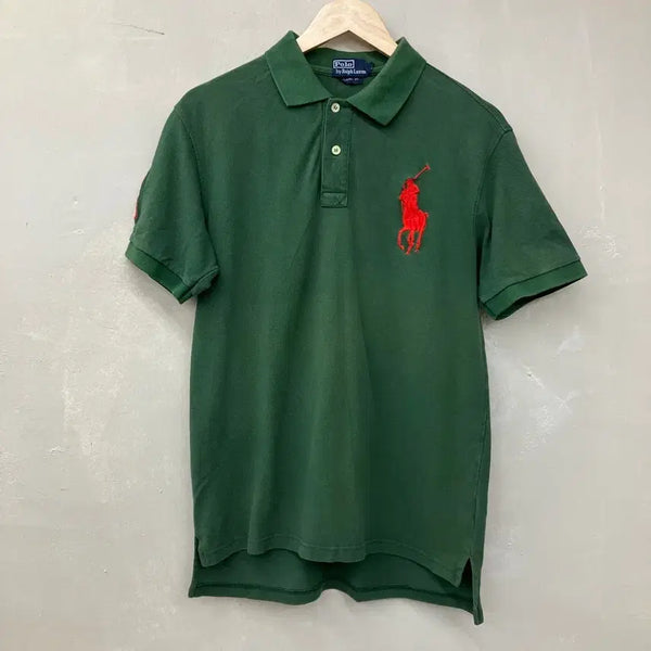 [BUNJANG] Polo Ralph Lauren Big Pony Short Sleeve Polo Shirt Green / 폴로 랄프로렌 빅포니 반팔 카라티 그린