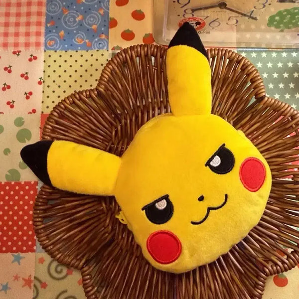 [BUNJANG] Banpresto Pikachu Face Pouch (A.Hoohoot Ver.) Pokemon Plush / 반프레스토 피카츄 얼굴 파우치 A.후훗 포켓몬스터 인형