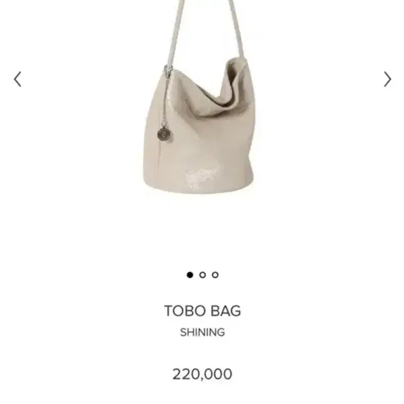[BUNJANG] minitmute Tobo Bag Shining Ivory / 미닛뮤트 토보백 샤이닝 아이보리