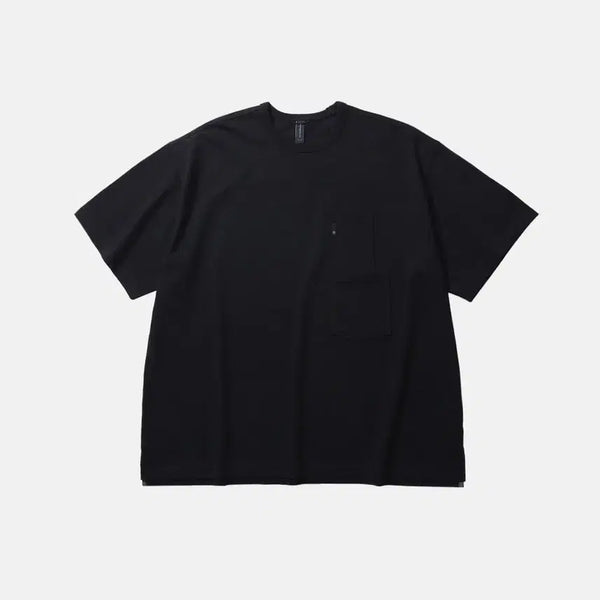 [BUNJANG] Moif Baggy Pocket Half Sleeve T-Shirt Black / [2] 모이프 BAGGY POCKET H/S TEE / BLACK