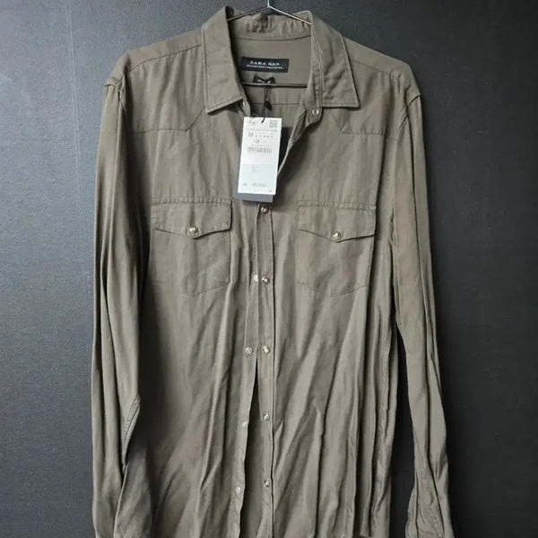 [BUNJANG] Zara Man Khaki Shirt - Size M / ZARA MAN 셔츠 M사이즈 카키