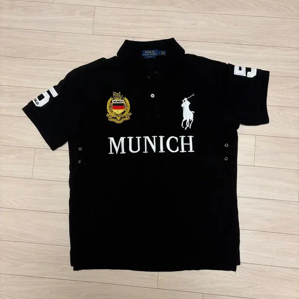 [BUNJANG] Polo Ralph Lauren Big Pony Munich Polo Shirt Black / [L] 폴로 빅포니 뮌헨 카라티 블랙 치프키프