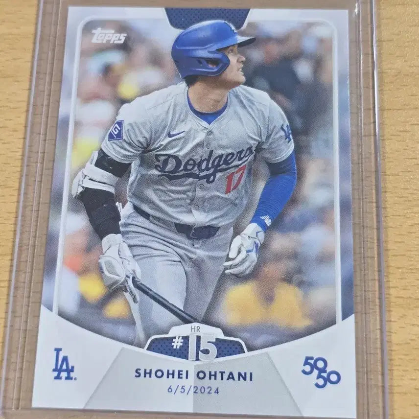 [BUNJANG] Topps Shohei Ohtani 15th Home Run Special Baseball Card / 탑스 오타니 5050특집 15홈런 베이스 야구카드
